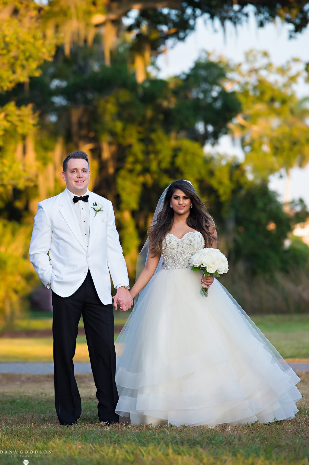 Ringling Museum wedding with Bride and Groom
